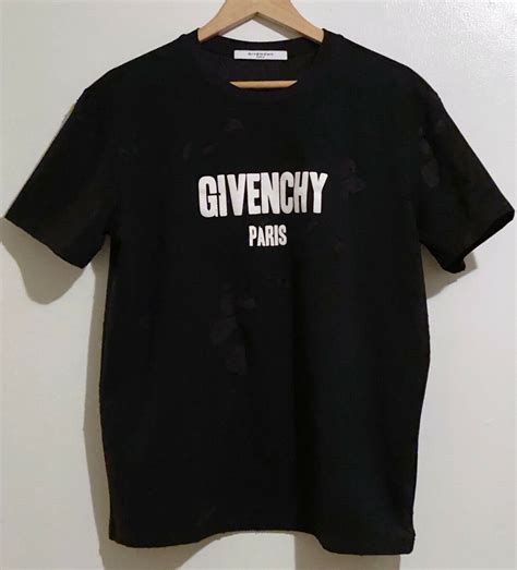 givenchy distressed tee legit check|how to spot Givenchy clothing.